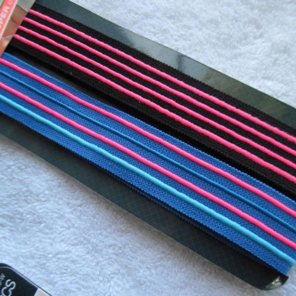 Scunci Everyday & Active No Slip Silicone No Metal Damage Comfy Head Bands Black - Picture 14 of 16